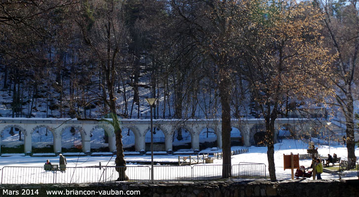 Le parc municipal de la Schappe à Briançon.