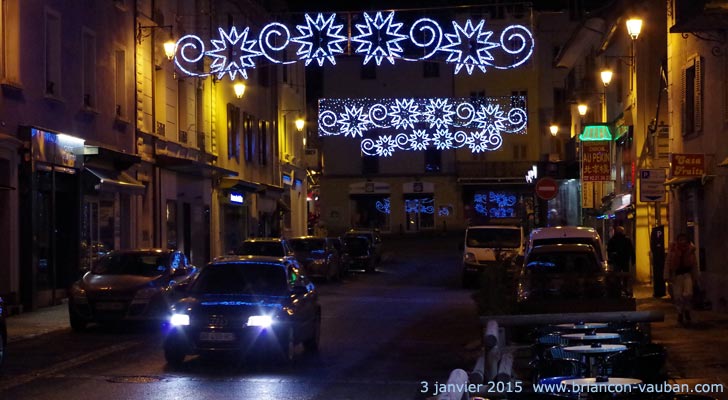 La rue Centrale à Briançon.