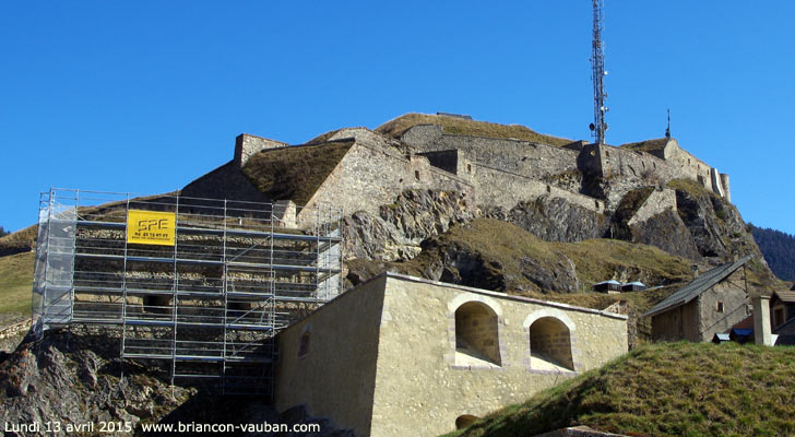 Le fort du château à Briançon.