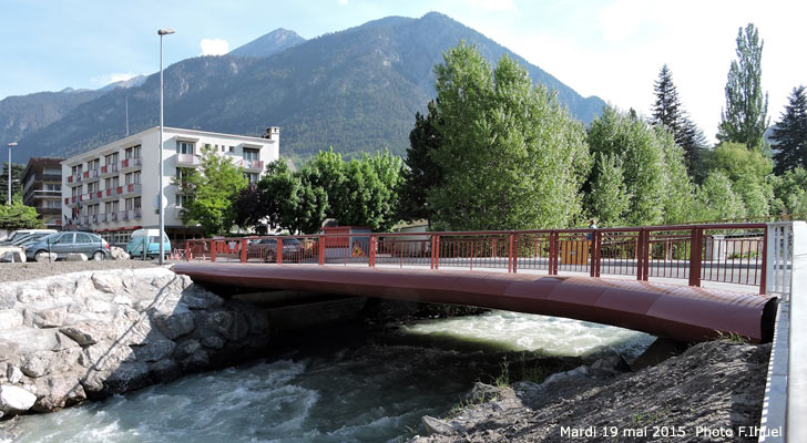Le pont Jean-Yves Dusserre à Briançon.