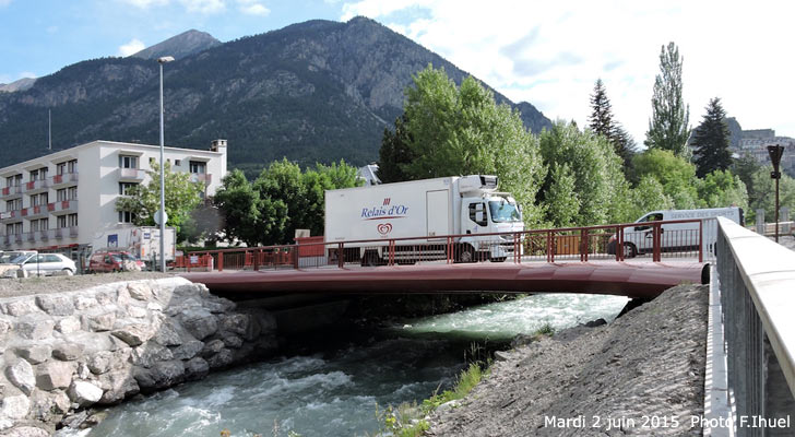 Le pont Jean-Yves Dusserre à Briançon à Briançon