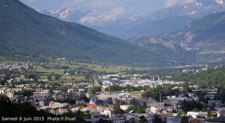 Briançon et la haute vallée de la Durance.
