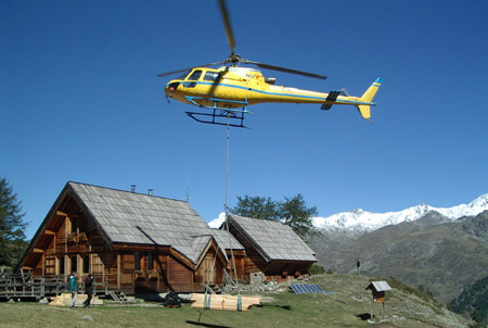 Refuge du Chardonnet : ravitaillement