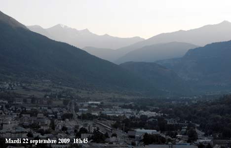Briançon vu de la Cité Vauban.