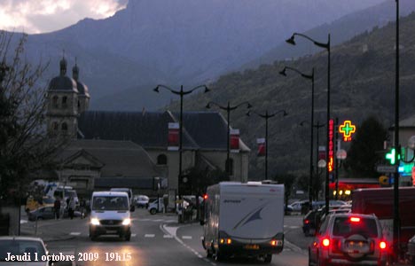 Route d'Italie à Briançon