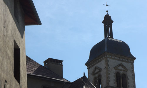 La chapelle des Pénitents dans la cité Vauban à Briançon.