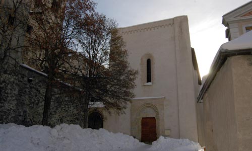 L'église des Cordeliers dans la cité Vauban à Briançon.