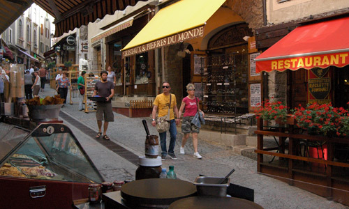 La grande gargouille de cité Vauban à Briançon.