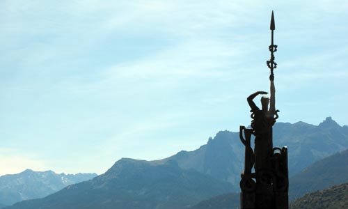 La Statue de la "Grande France" à briançon.