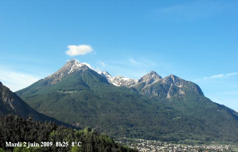 webcam Briançon (Le Mélézin au dessus de Briançon)
