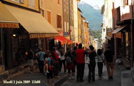 webcam Briançon (La Grande Gargouille dans la Cité Vauban de Briançon)