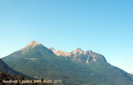 Le M&eacute;l&eacute;zin au dessus de Brian&ccedil;on.
