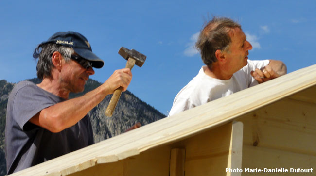 Construction du chalet