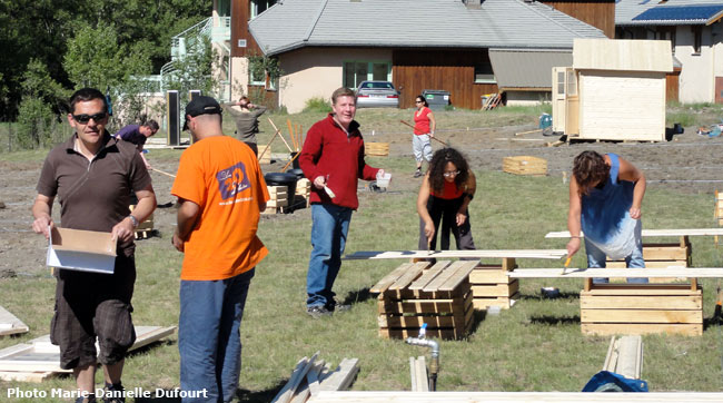 Construction du chalet