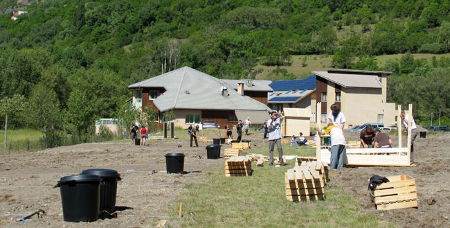 Les jardins familiaux à Briançon