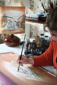 Stage de peinture sur soie