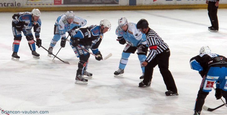 match de hockey sur glace à briançon