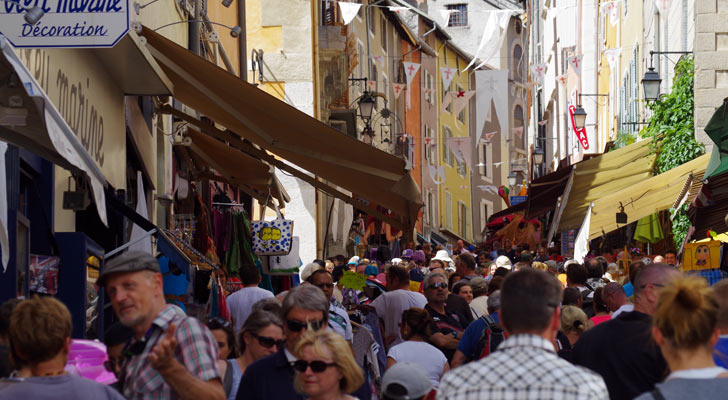 Affiche du vide grenier à  Briançon