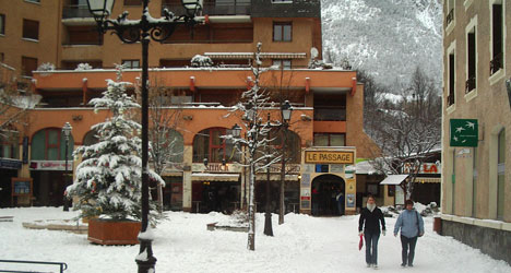 Briançon sous la neige