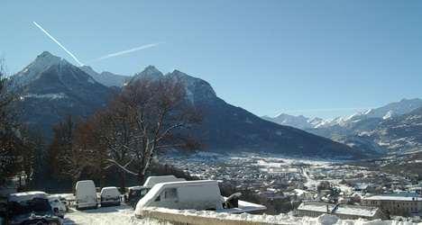 Briançon sous la neige